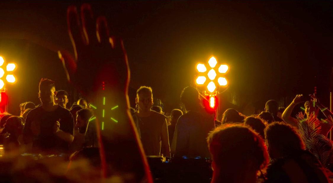 Crowd at Storma, a beachfront music experience on the Jeddah waterfront
